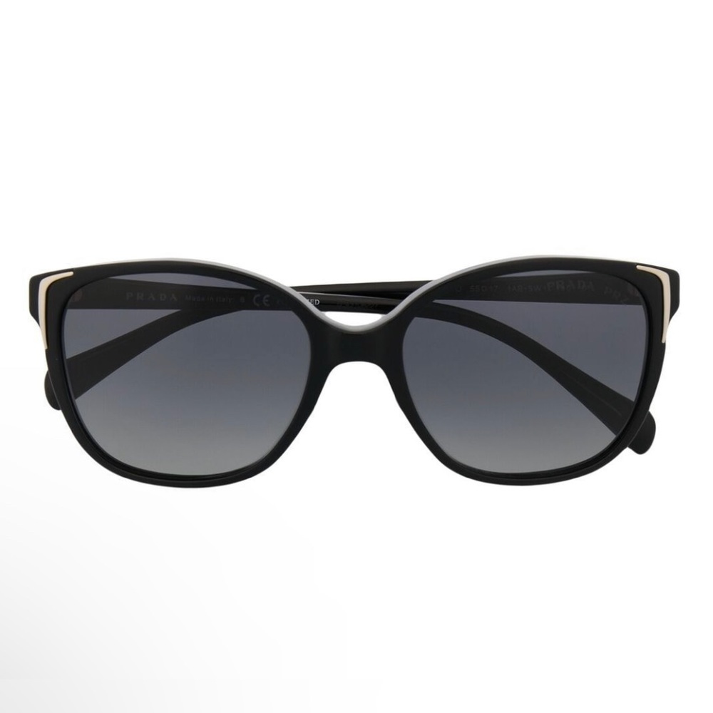 PRADA Acetate cat eye Sunglasses SPR 01O Black